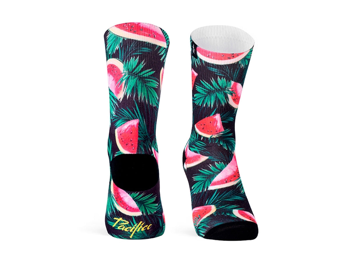 Pair of PACIFIC & CO cycling socks - Watermelon