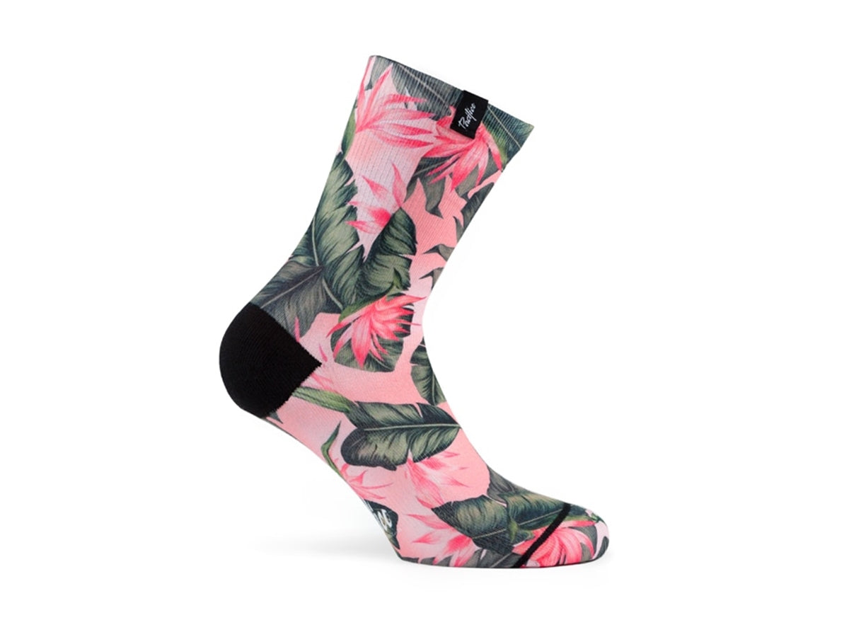 Pair of PACIFIC & CO women's cycling socks - Boa Vista Pink