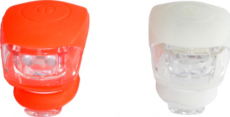 Pair of PNA Silicone LED bicycle lights