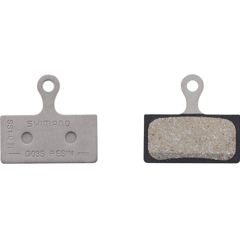 Coppia pastiglie freno in resina Shimano G03S