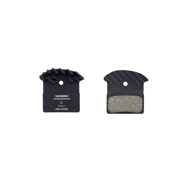 Coppia pastiglie freno in resina Shimano J03S