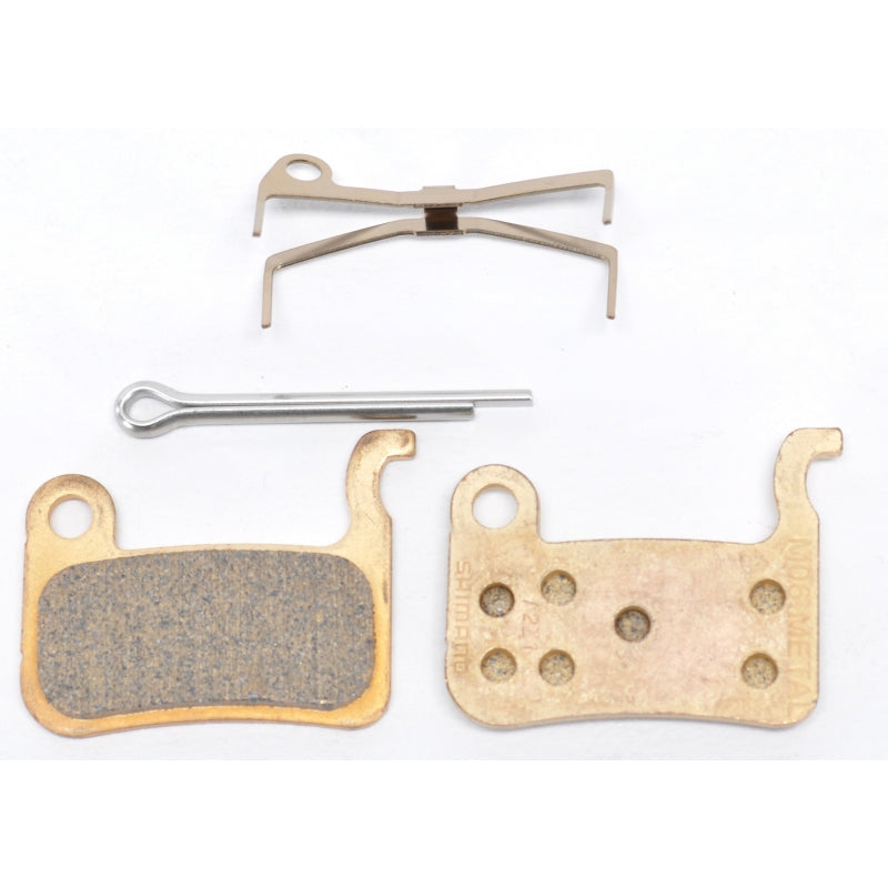 Coppia pastiglie freno in metallo Shimano M06