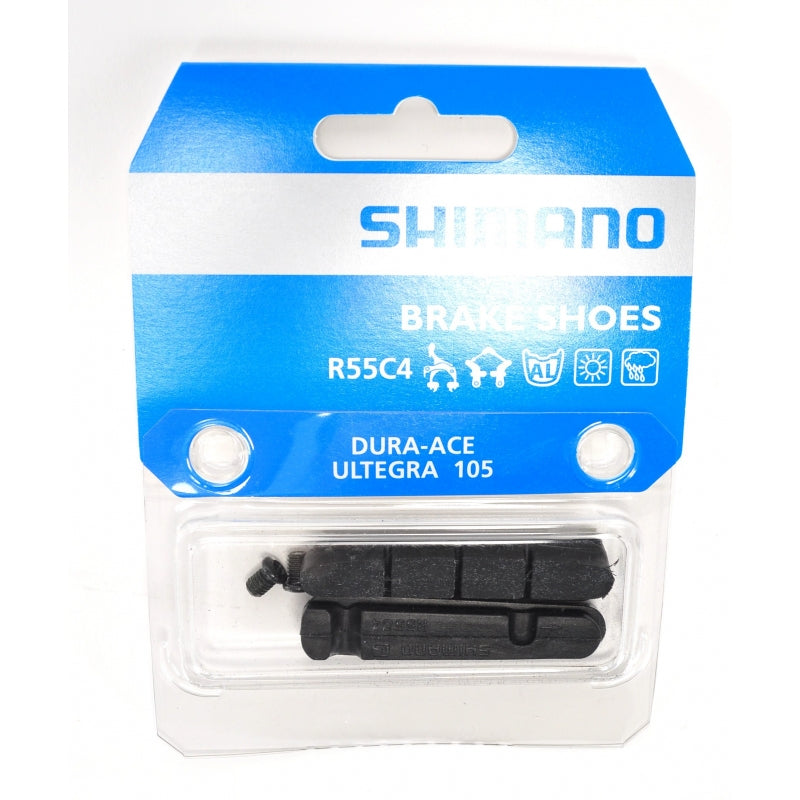 Pair of Shimano R55C4 pads for aluminum rims