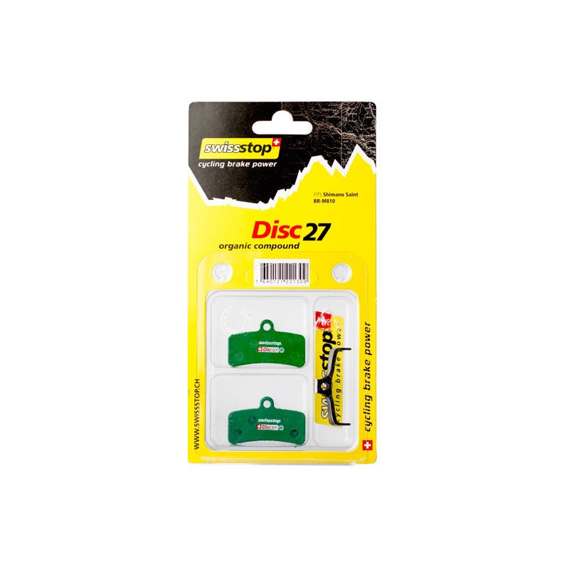 Par de pastillas de freno Swissstop Disc 27 Shimano/TPR/Tektro