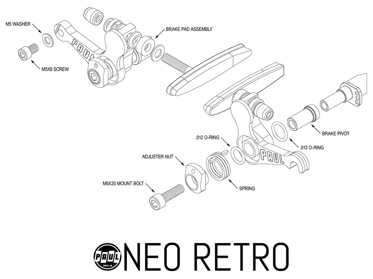 Paul Component Neo-Retro remklauw