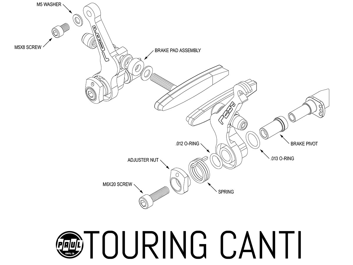 Paul Component Touring cantilever-remklauw