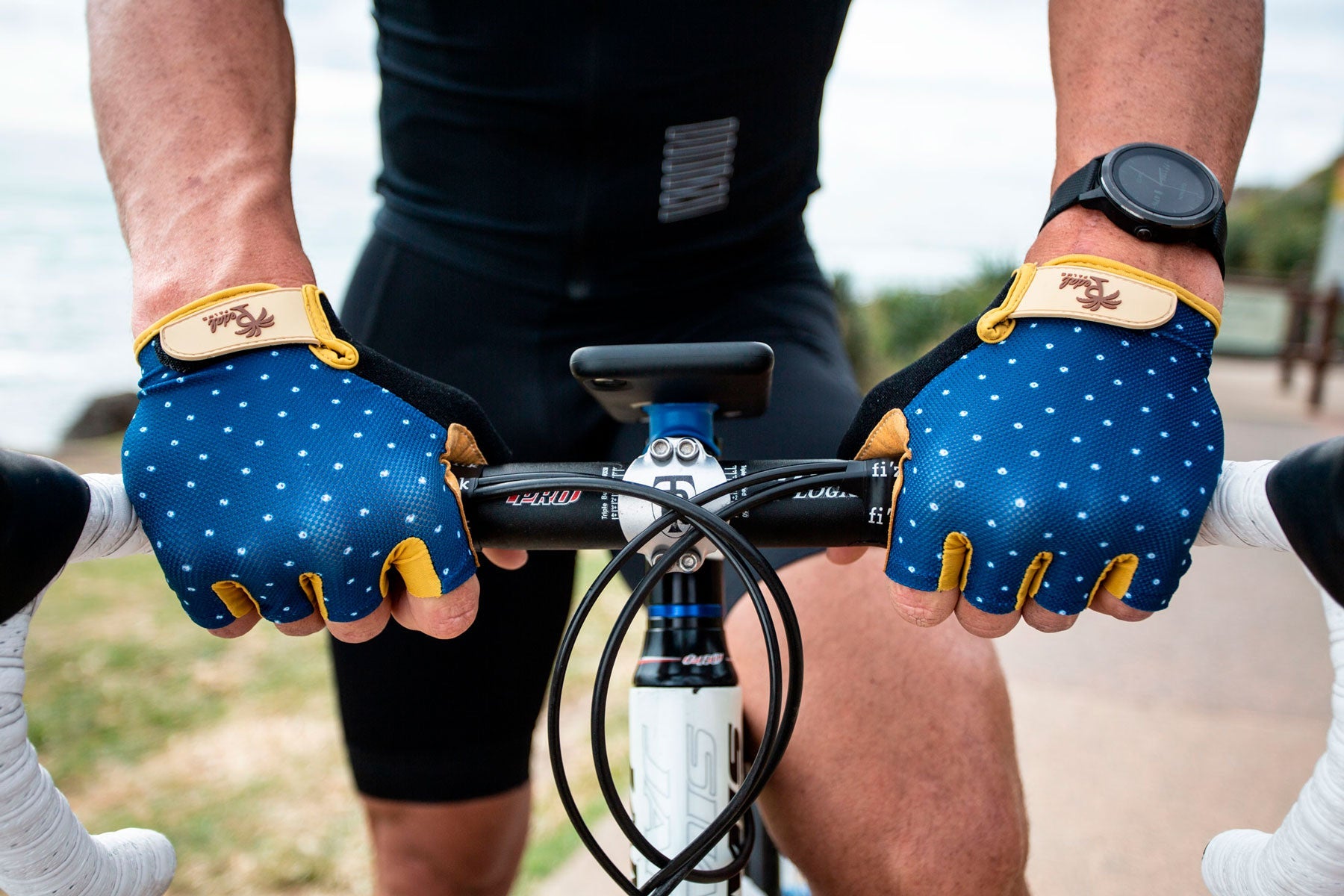 Pedal Palms Polka Fahrradhandschuhe