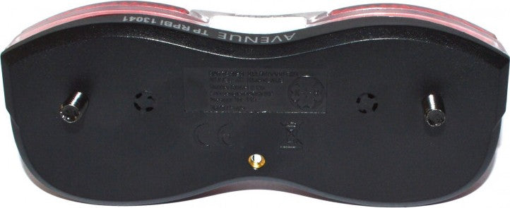 Luce posteriore per bicicletta PNA 3 LED da montare sul portapacchi