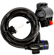 Cerradura en espiral con llave PNA con soporte