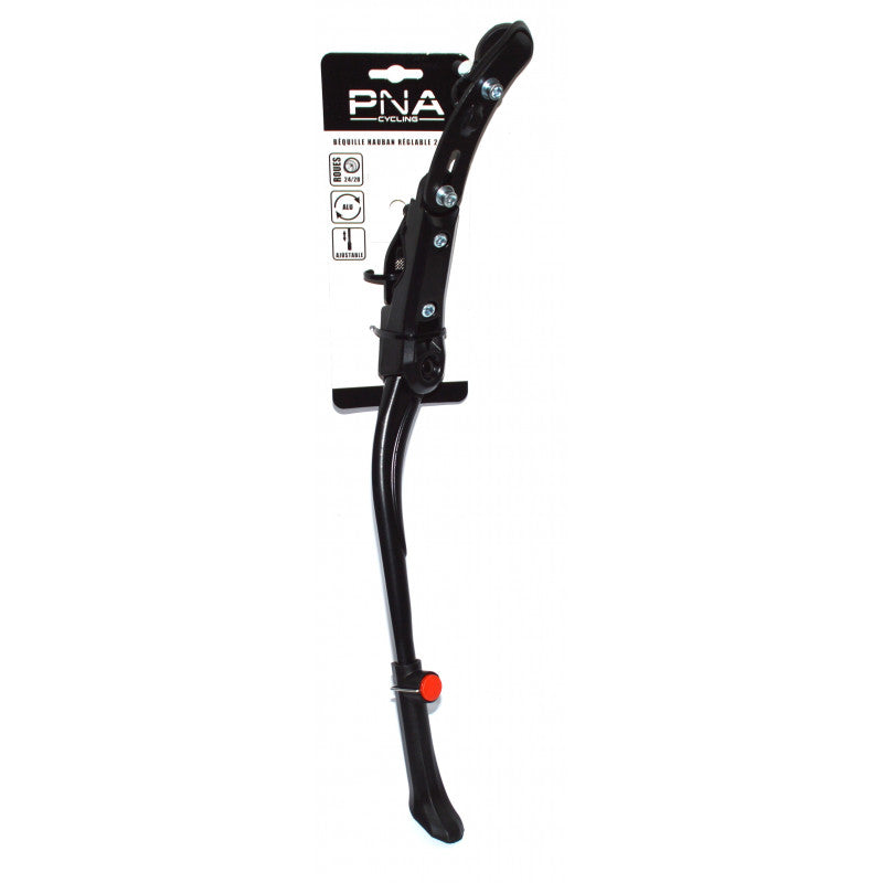 PNA kickstand with base and stay attachment for bikes from 24 to 28
