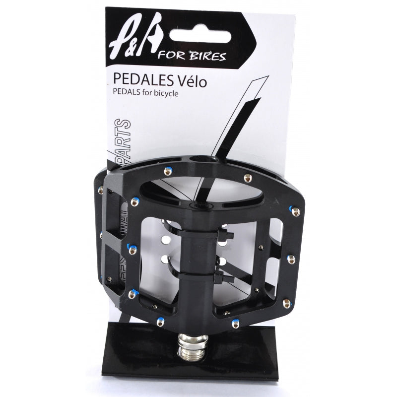 Pédales PNA VTT / BMX Alu à ergots vissés
