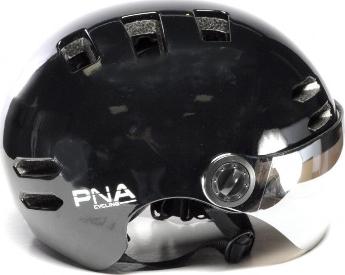 PNA urban bike helmet with integrated visor