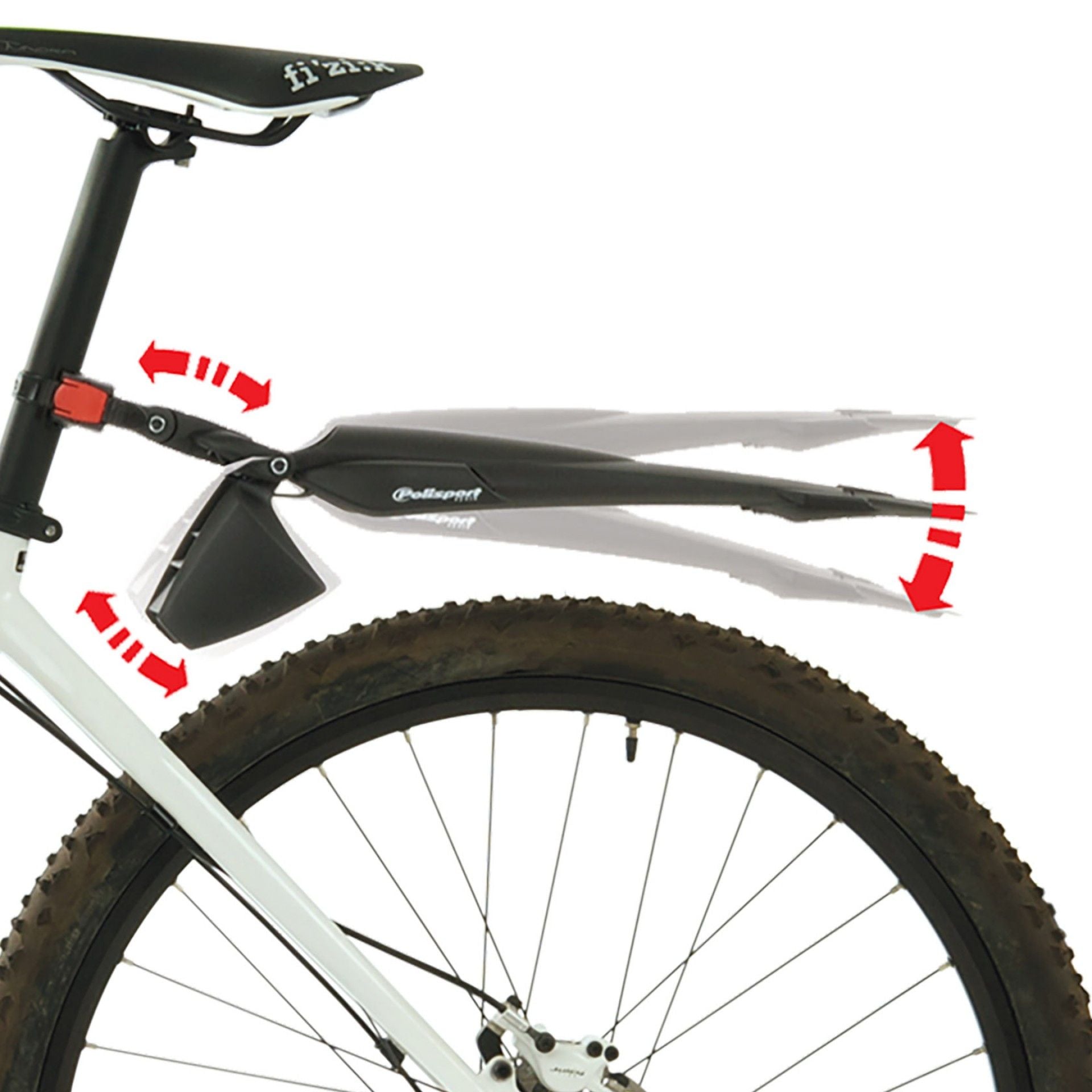 Parafango posteriore Polisport X-Fighter