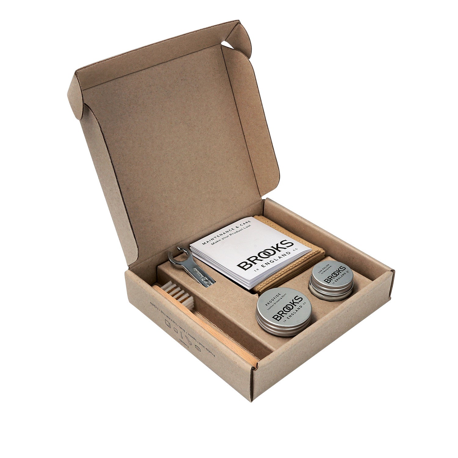 Premium maintenance kit for Brooks saddle