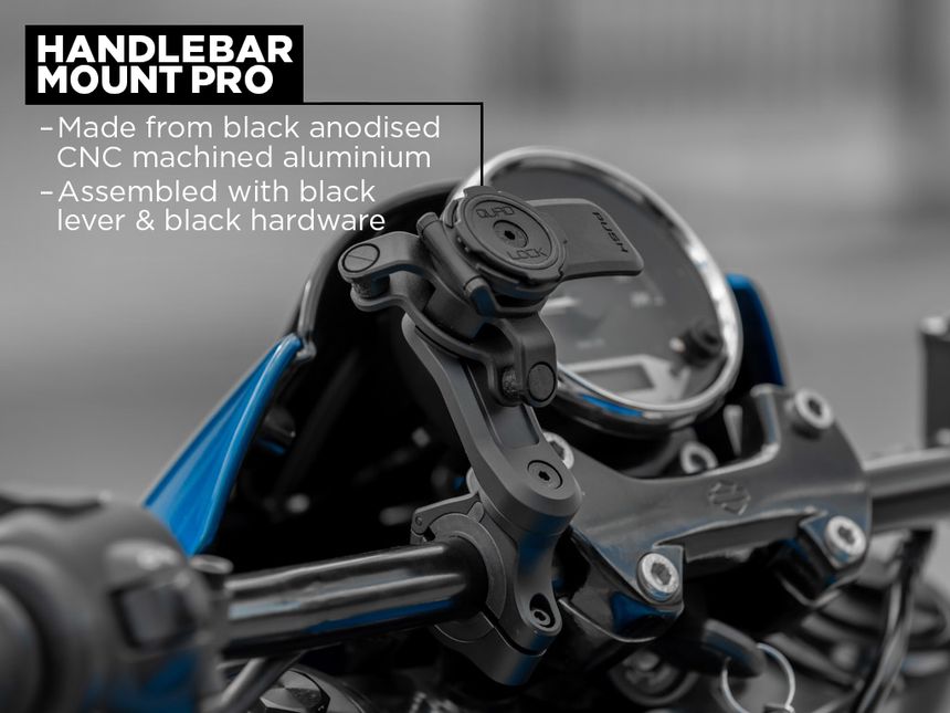 Quad Lock Handlebar Mount Pro Motorcycle Mounting Bracket