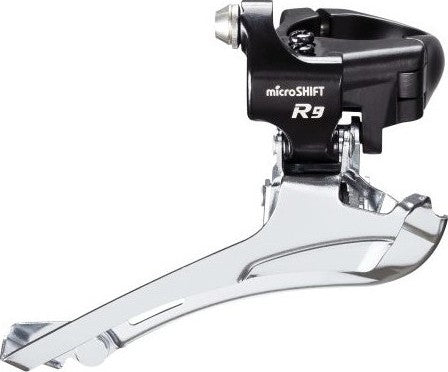 Deragliatore anteriore doppio Microshift R9 a trazione bassa