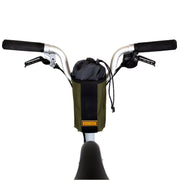 Borsa Restrap City Bike per attacco manubrio per bici pieghevole - oliva