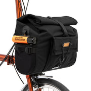 Restrap City Loader Bag Black on Brompton