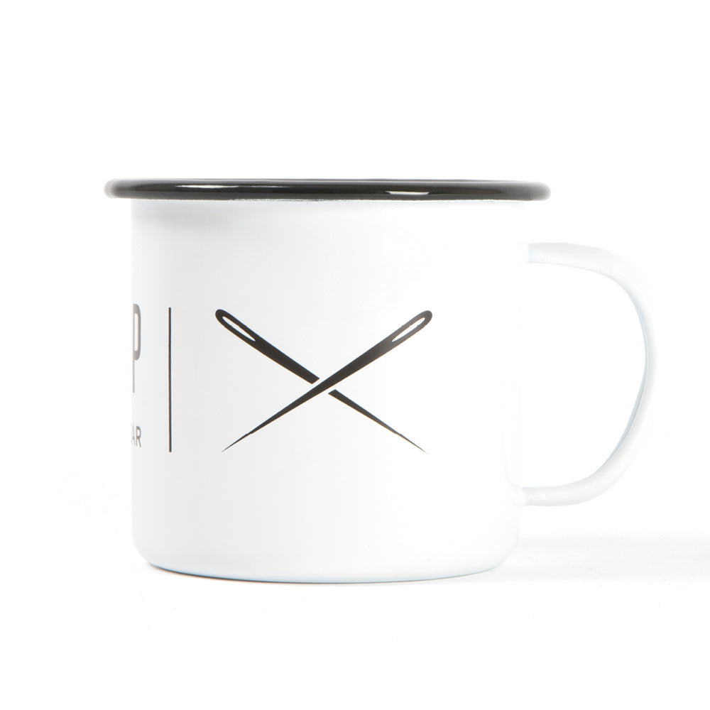 Taza esmaltada Restrap: 20 oz, resistente e ideal para andar en bicicleta