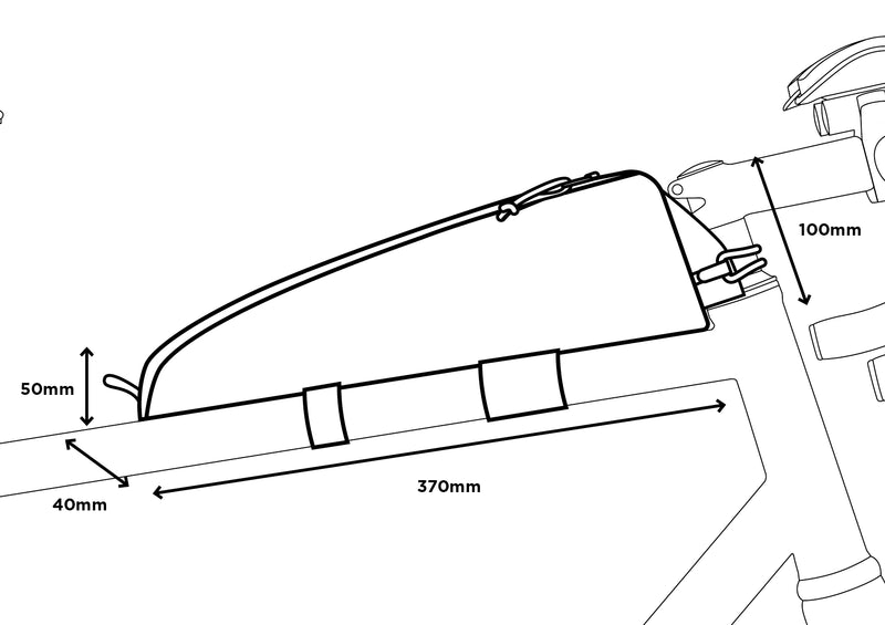 Bolsa de cuadro Restrap Race Top Tube Bag