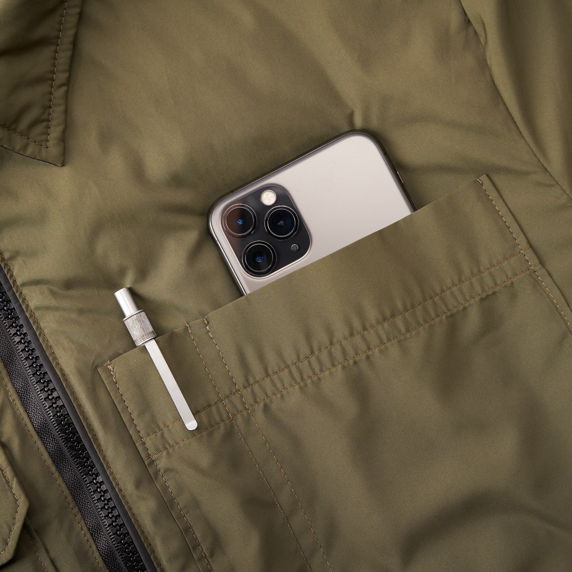 Reversible jacket Chrome Two Way Insulated Shacket