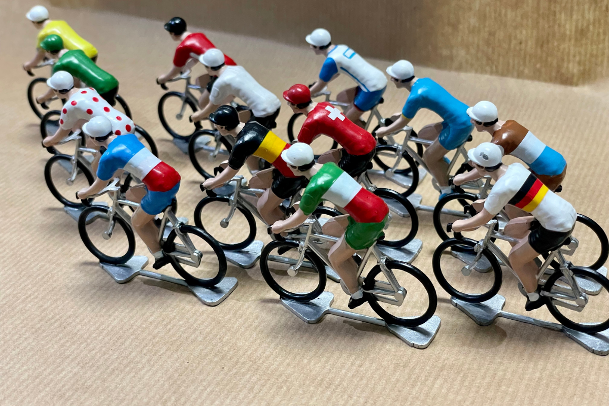Figura de ciclista Roger - Jersey verde