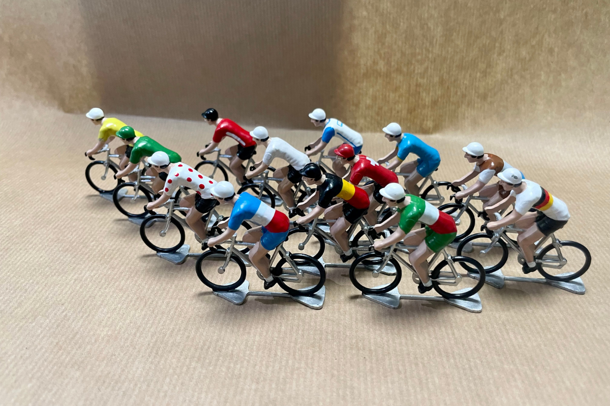 Figura ciclista Roger - Jersey de lunares
