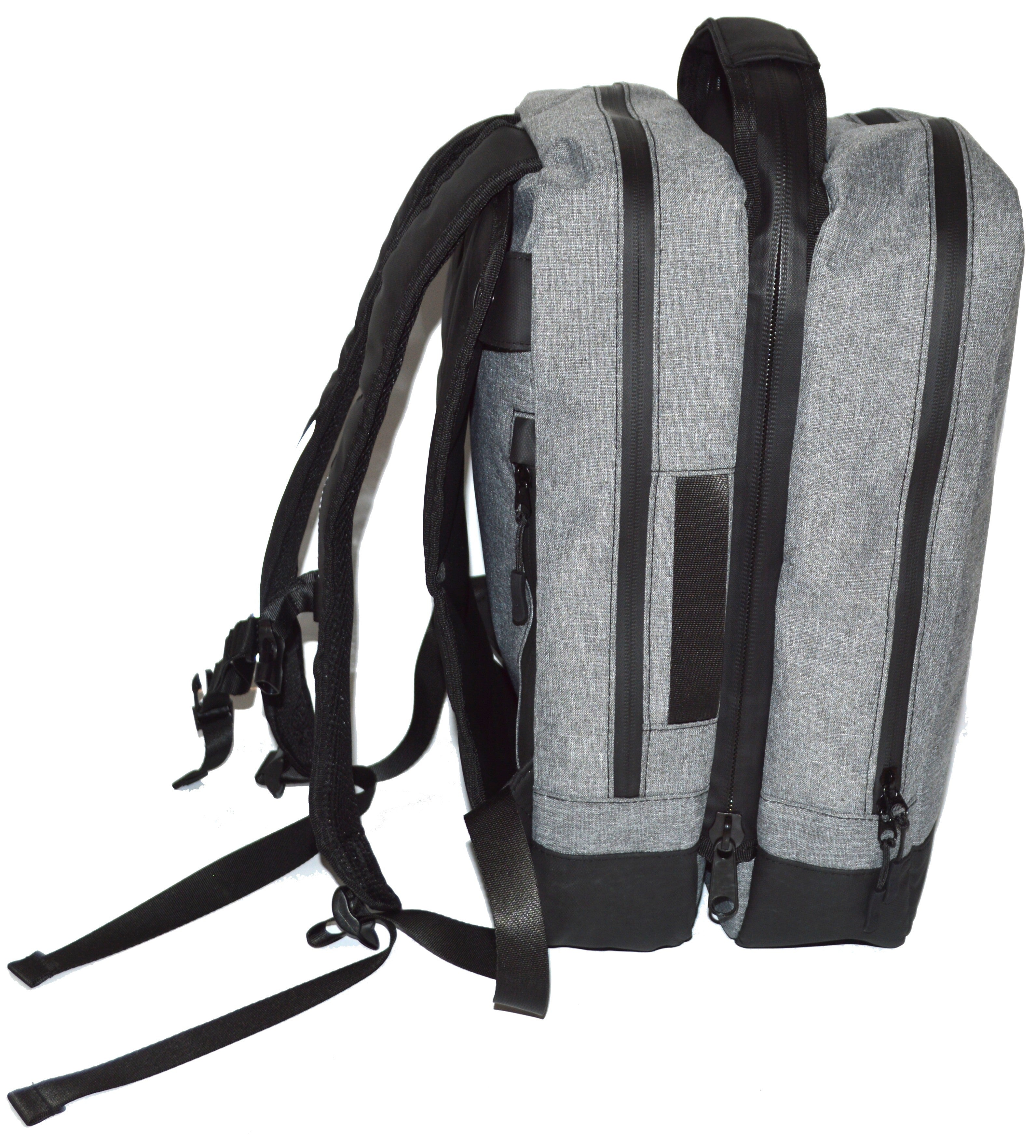 Sacoche arrière double vélo convertible sac à dos EXS 25L
