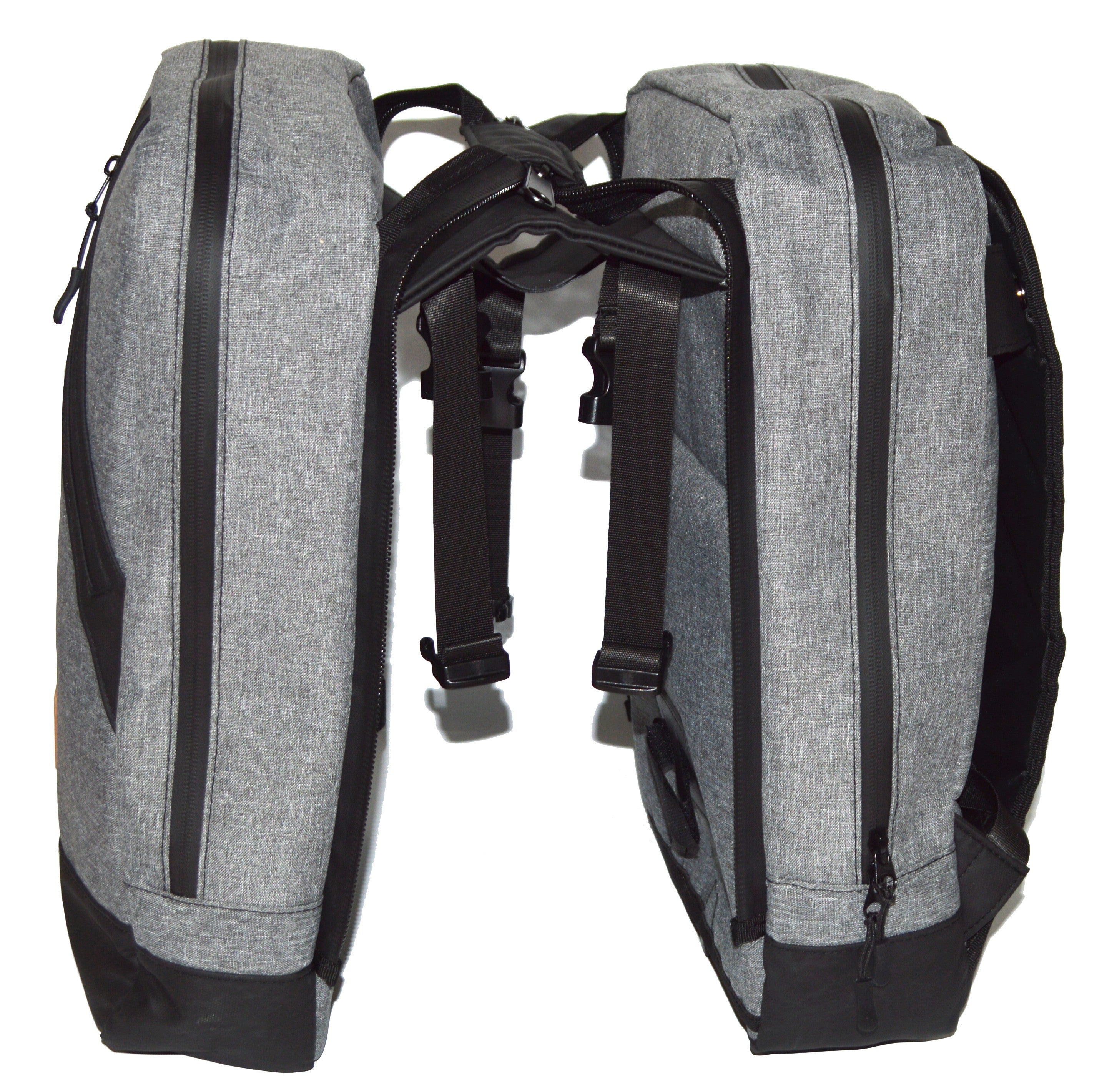 Sacoche arrière double vélo convertible sac à dos EXS 25L