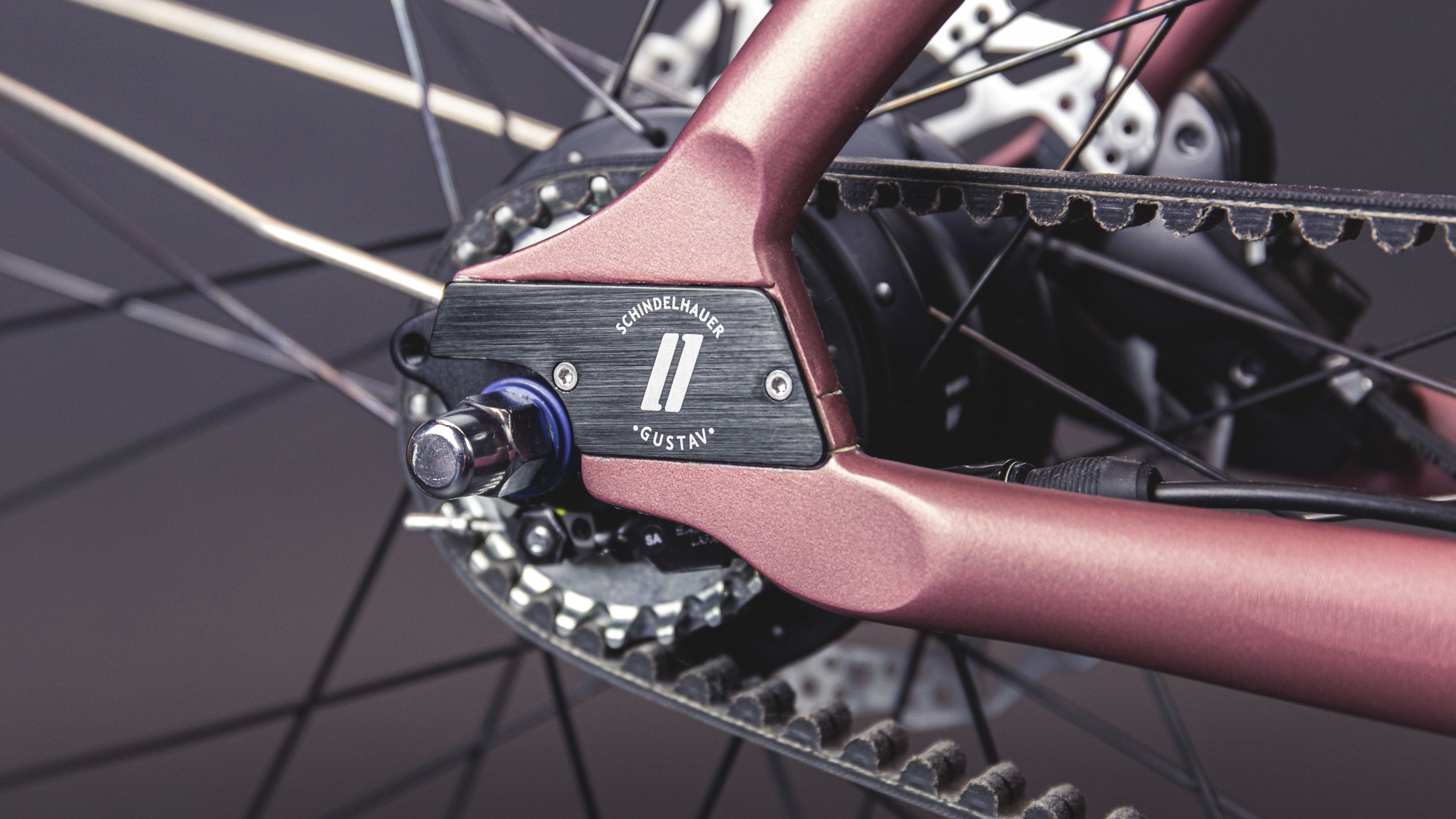Vélo cargo urbain Schindelhauer Gustav Moonlight Rose Limited Edition