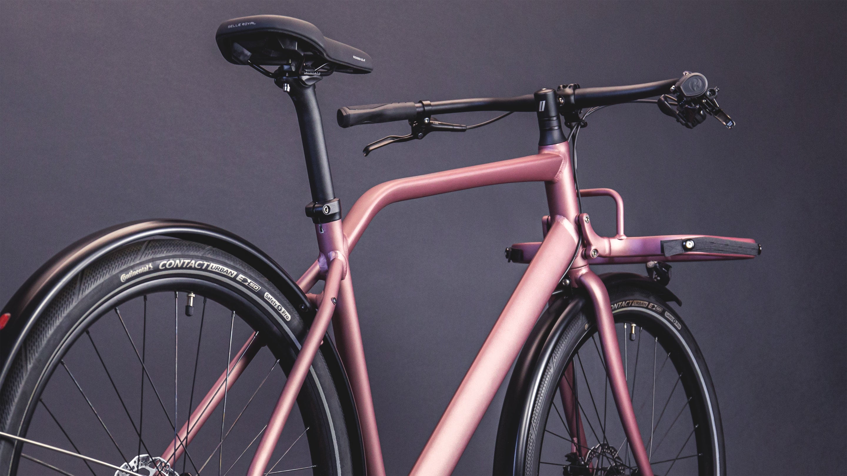Vélo cargo urbain Schindelhauer Gustav Moonlight Rose Limited Edition