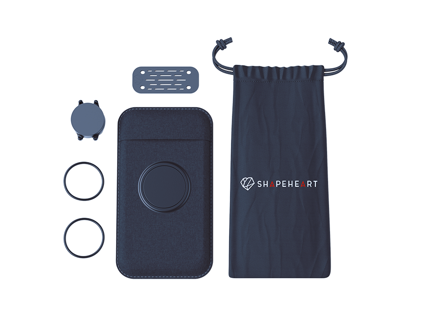 Supporto magnetico per bici Shapeheart per smartphone