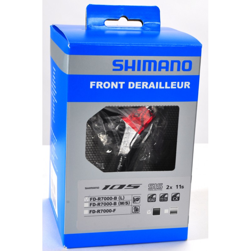 Deragliatore anteriore doppio Shimano 105 R7000 a saldare