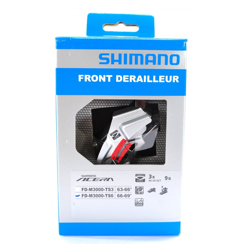 Shimano Acera FD-M3000 Low Clamp Triple Front Derailleur