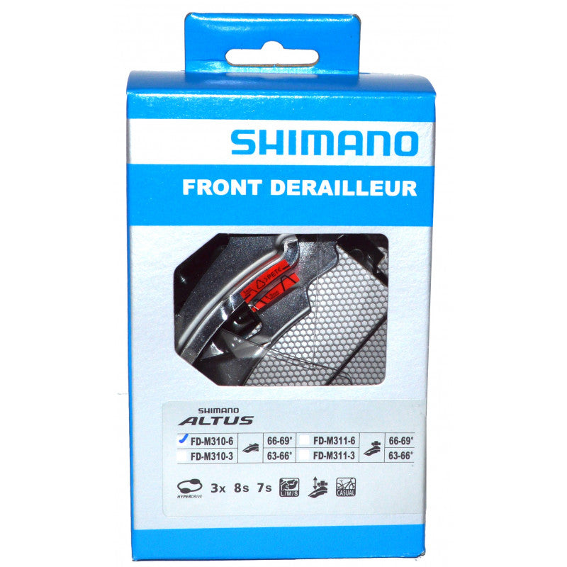 Deragliatore anteriore triplo Shimano Altus FD-M310 a morsetto basso