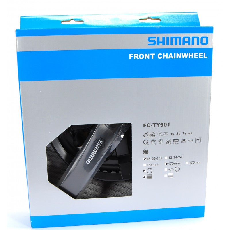 Guarnitura tripla Shimano Tourney TY501