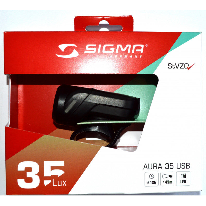 Sigma Aura 35 USB-Fahrrad-Vorderlicht
