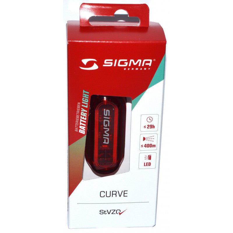 Sigma Curve battery-powered rear bicycle light