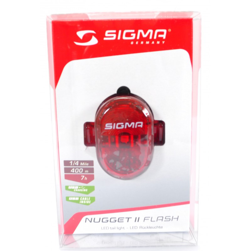 Sigma Nugget 2 Flash USB LED-Fahrradrücklicht