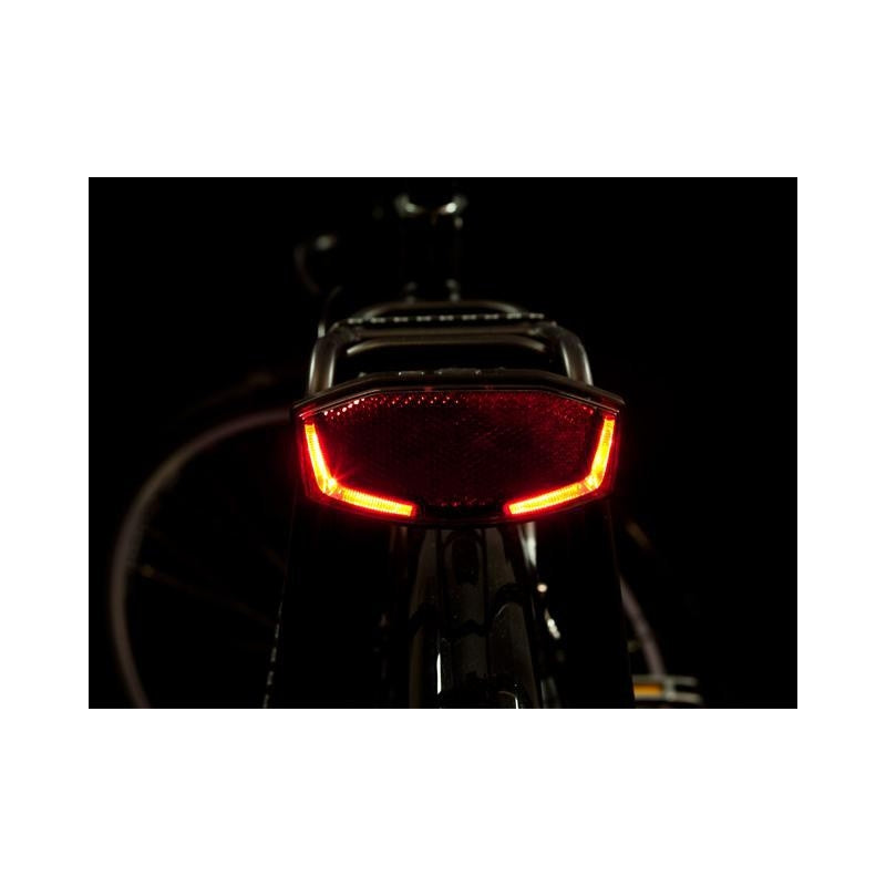 Spanninga battery-operated bicycle rear light for Lineo XB luggage rack