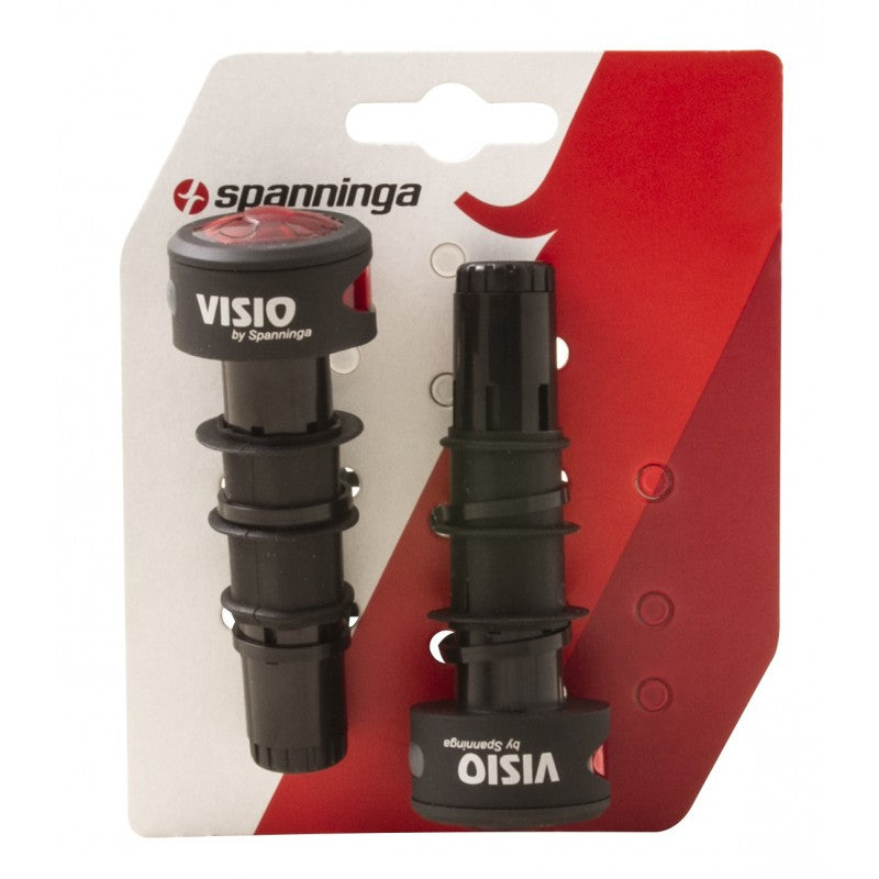 Extremos de manillar de bicicleta iluminados Spanninga Visio S