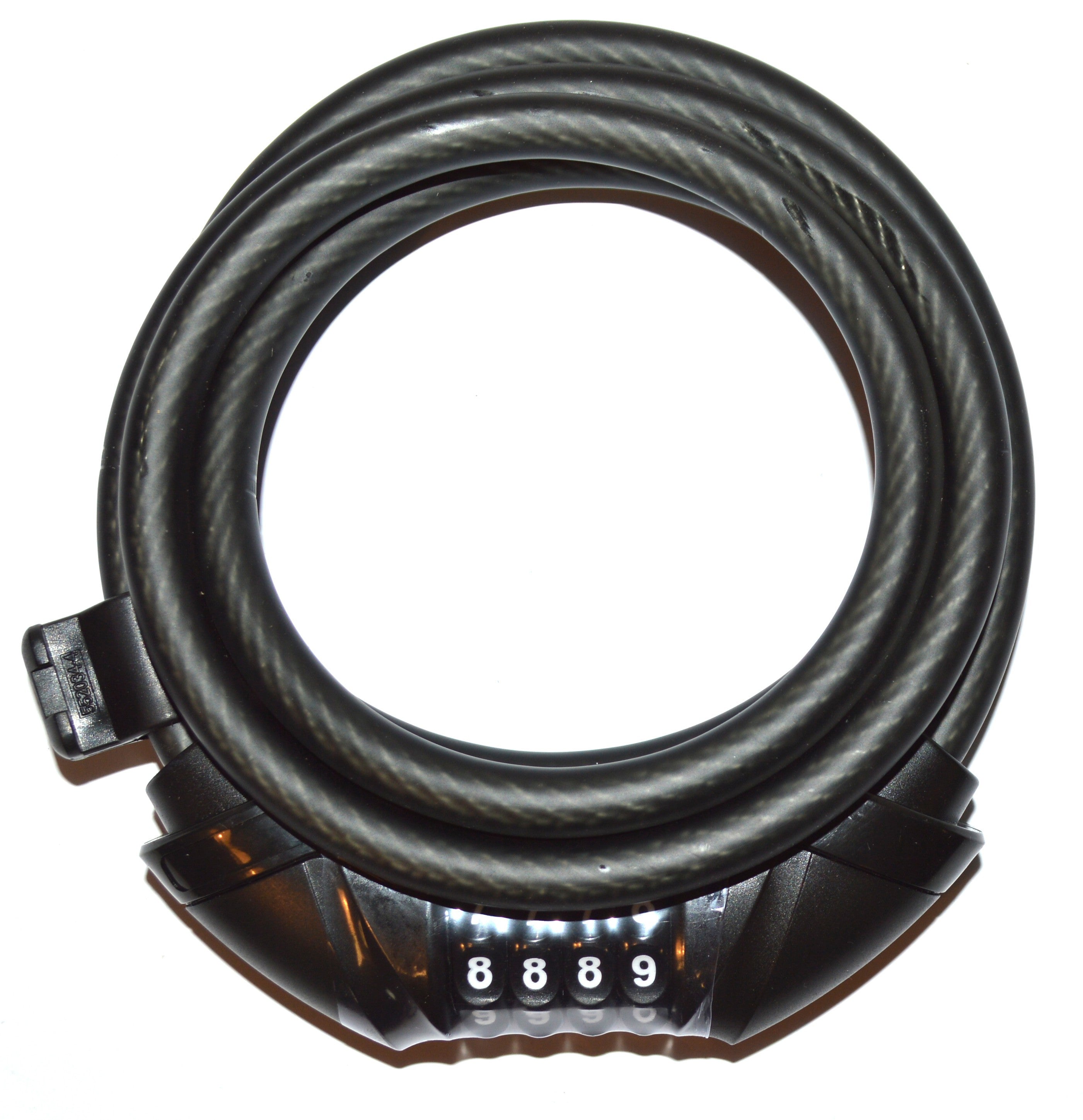 Spiral bike lock with PNA code 180cm