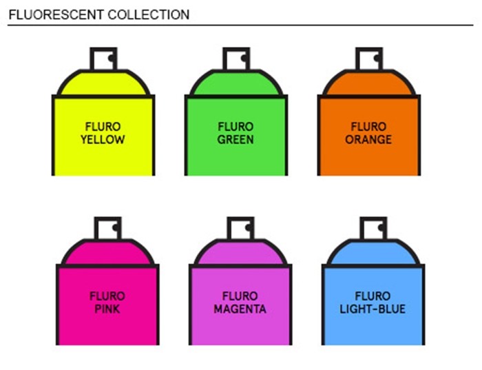 Vernice per bicicletta collezione Spray.Bike Fluo - 400 ml