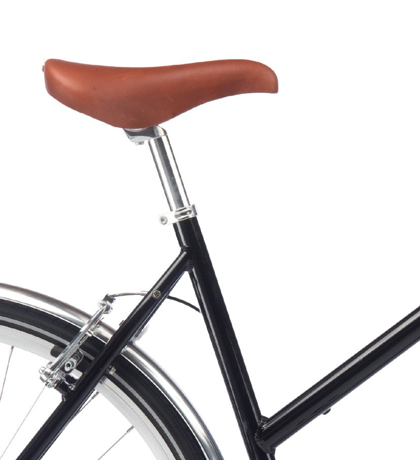 Stalhasten Hybrid-Fahrrad für Damen, Schwarz