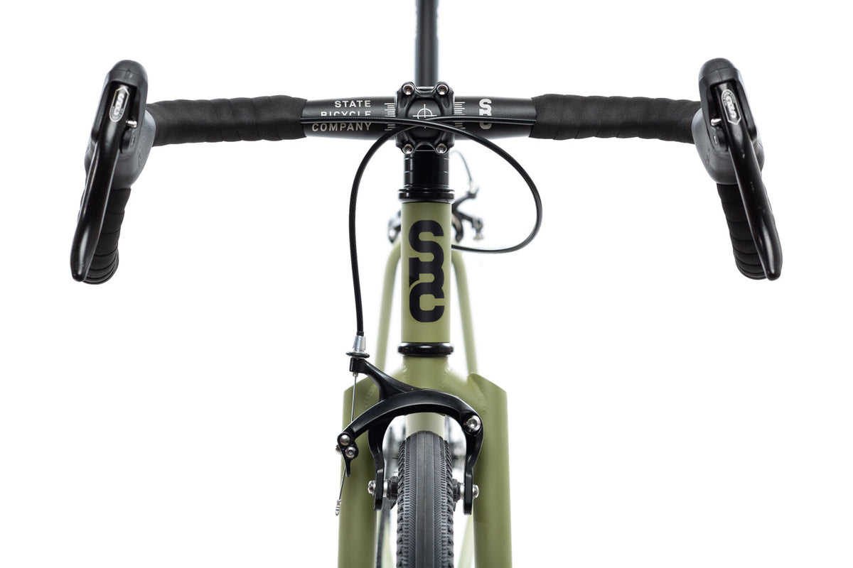 State Bicycle Co. 4130 Matte Olive 46T forged crankset