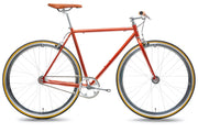 State Bicycle Co. Core-Line Lucky Penny copper with riser handlebar, side view