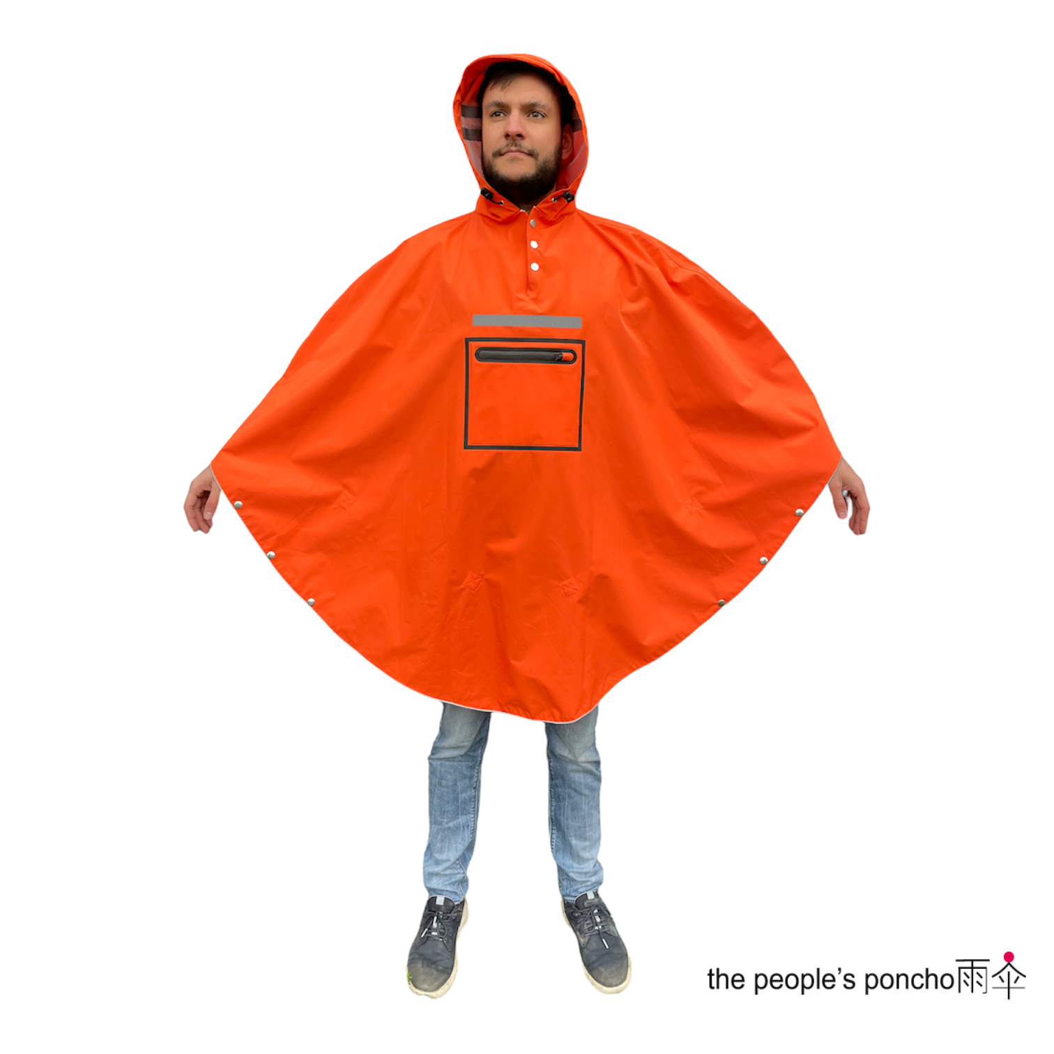 The People's Poncho 3.0 waterproof cycling poncho – Hirondelle