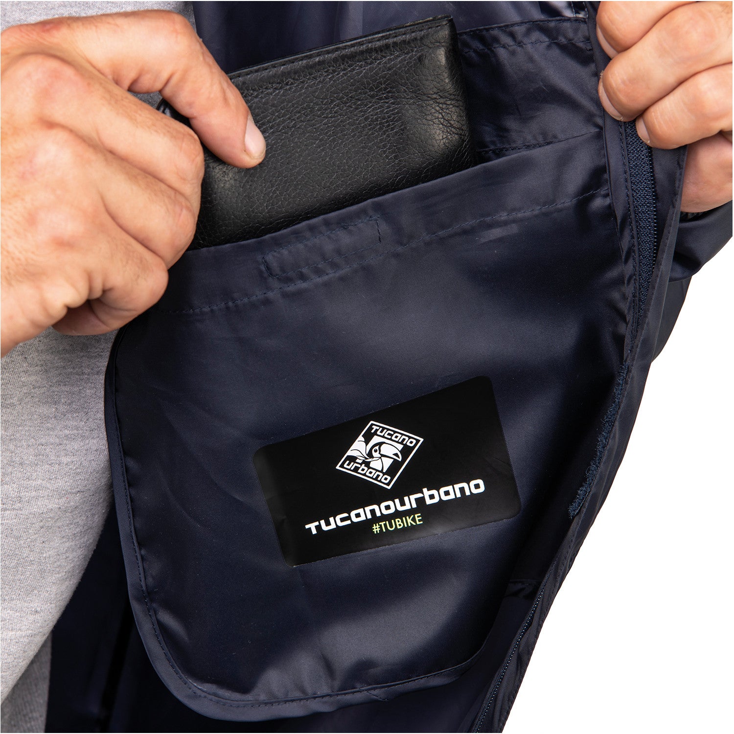 Tucano Urbano Nano Rain Start Kompakte wasserdichte Fahrradjacke