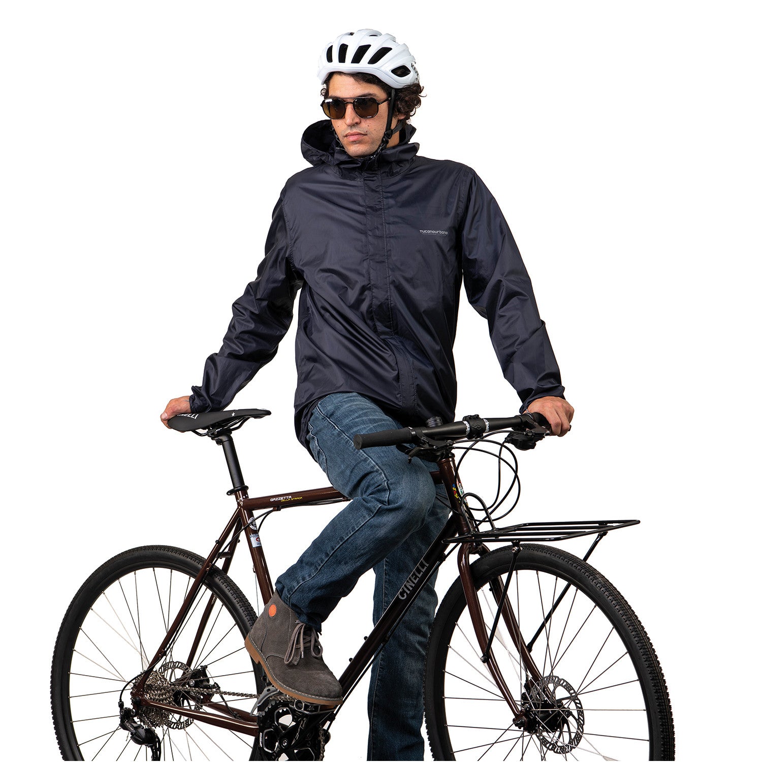 Tucano Urbano Nano Rain Start Kompakte wasserdichte Fahrradjacke