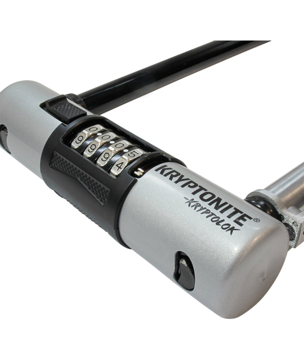 Candado para bicicleta en U Kryptonite Kryptolok Combo Standard con soporte